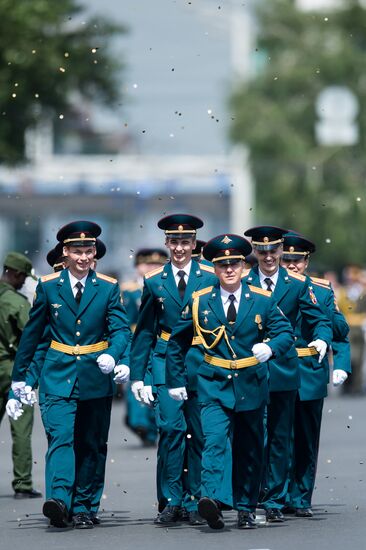 Graduation ceremony at Omsk Armor Engineering Institute