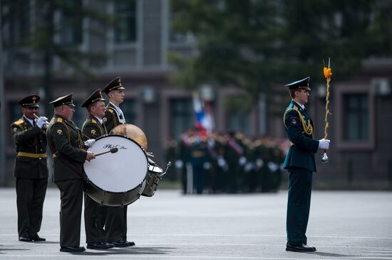 Graduation ceremony at Omsk Armor Engineering Institute