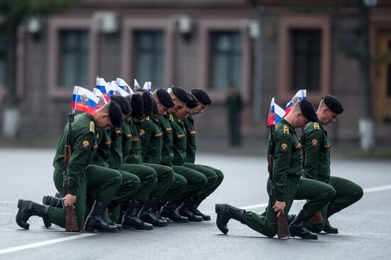 Graduation ceremony at Omsk Armor Engineering Institute