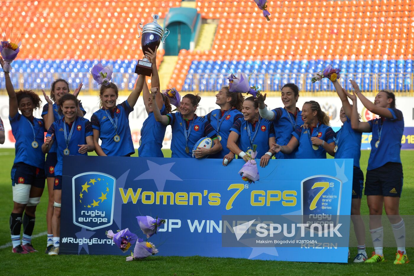 Rugby Europe Women Sevens Grand Prix. Russia vs. France