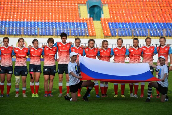 Rugby Europe Women Sevens Grand Prix. Russia vs. France