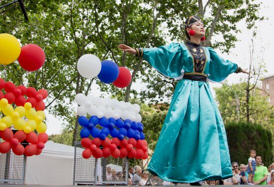 Russia Day celebration in Barcelona