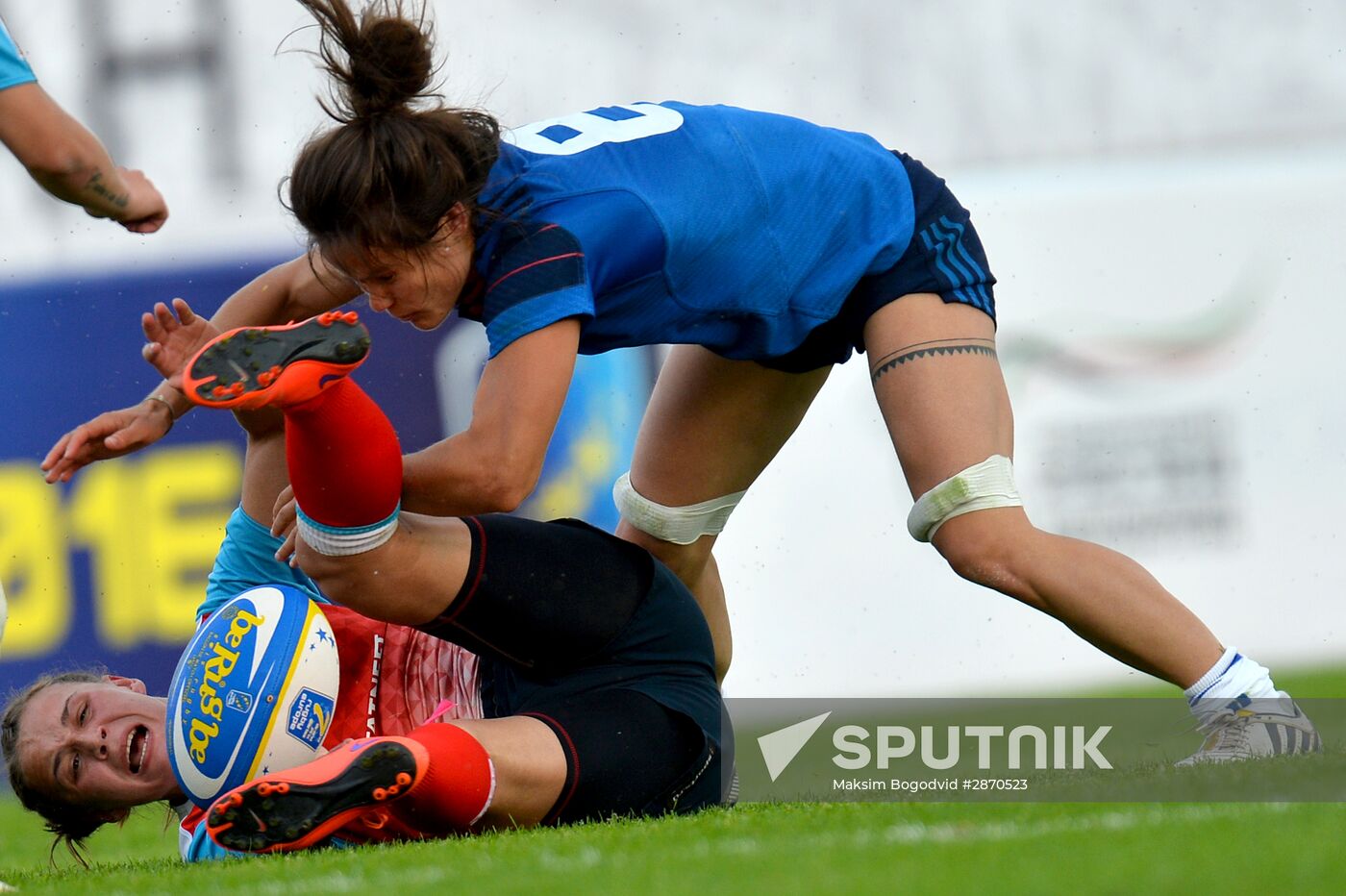 Rugby Europe Women Sevens Grand Prix. Russia vs. France