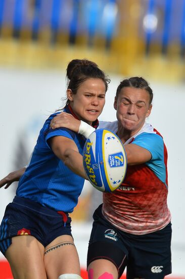 Rugby Europe Women Sevens Grand Prix. Russia vs. France
