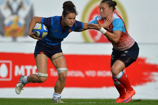 Rugby Europe Women Sevens Grand Prix. Russia vs. France