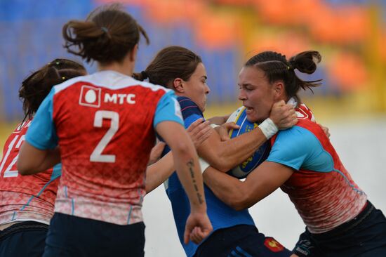 Rugby Europe Women Sevens Grand Prix. Russia vs. France