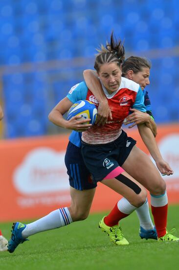 Rugby Europe Women Sevens Grand Prix. Russia vs. France