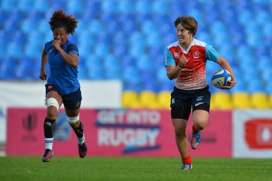 Rugby Europe Women Sevens Grand Prix. Russia vs. France