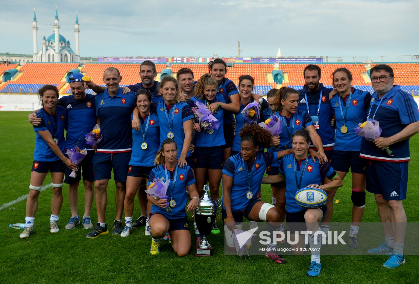 Rugby Europe Women Sevens Grand Prix. Russia vs. France