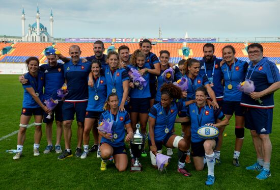 Rugby Europe Women Sevens Grand Prix. Russia vs. France