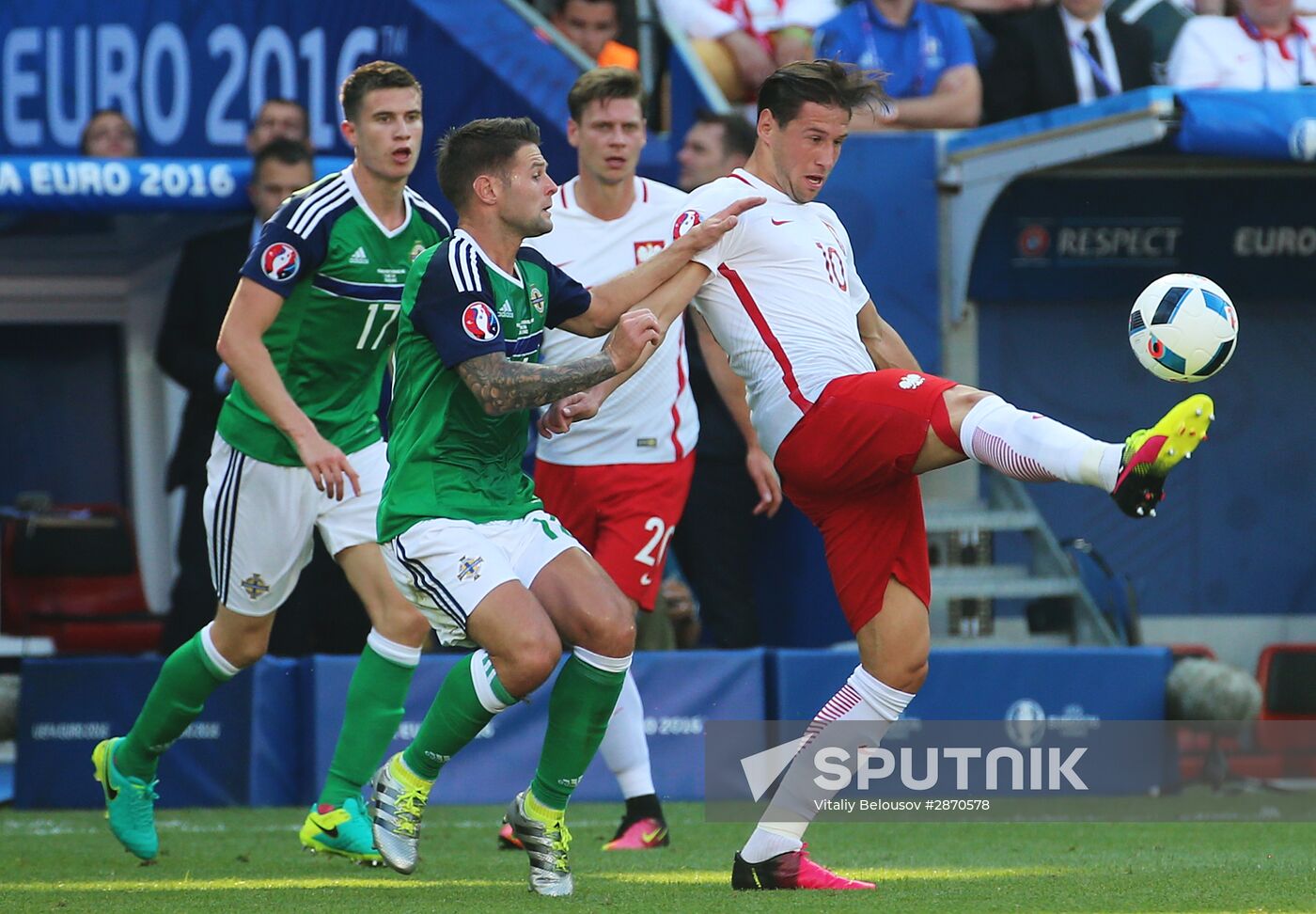 UEFA Euro 2016. Poland vs. Northern Ireland