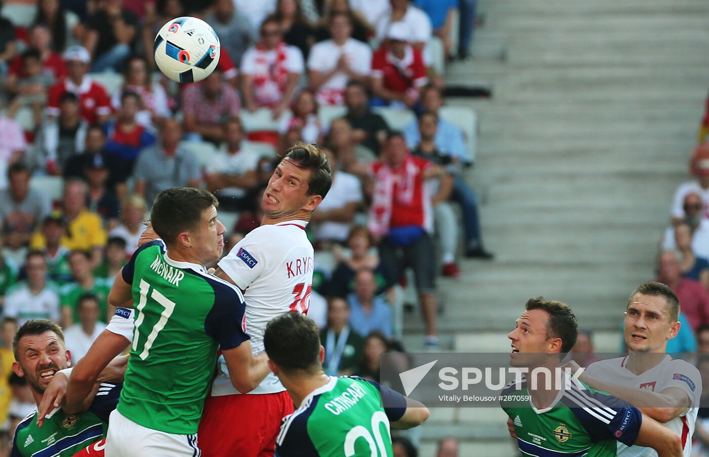 UEFA Euro 2016. Poland vs. Northern Ireland