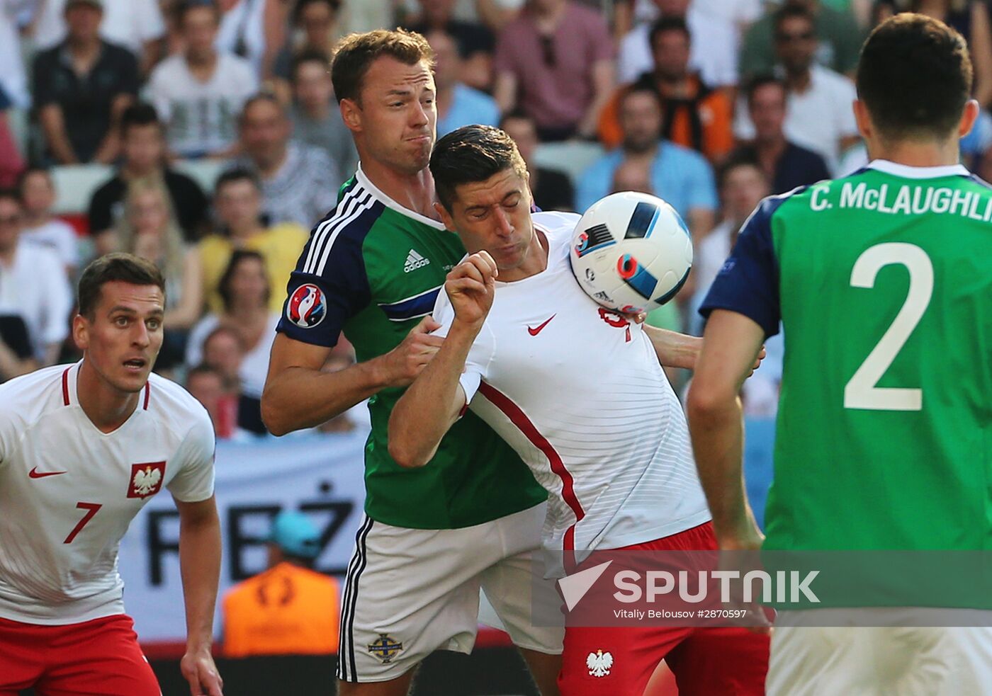 UEFA Euro 2016. Poland vs. Northern Ireland