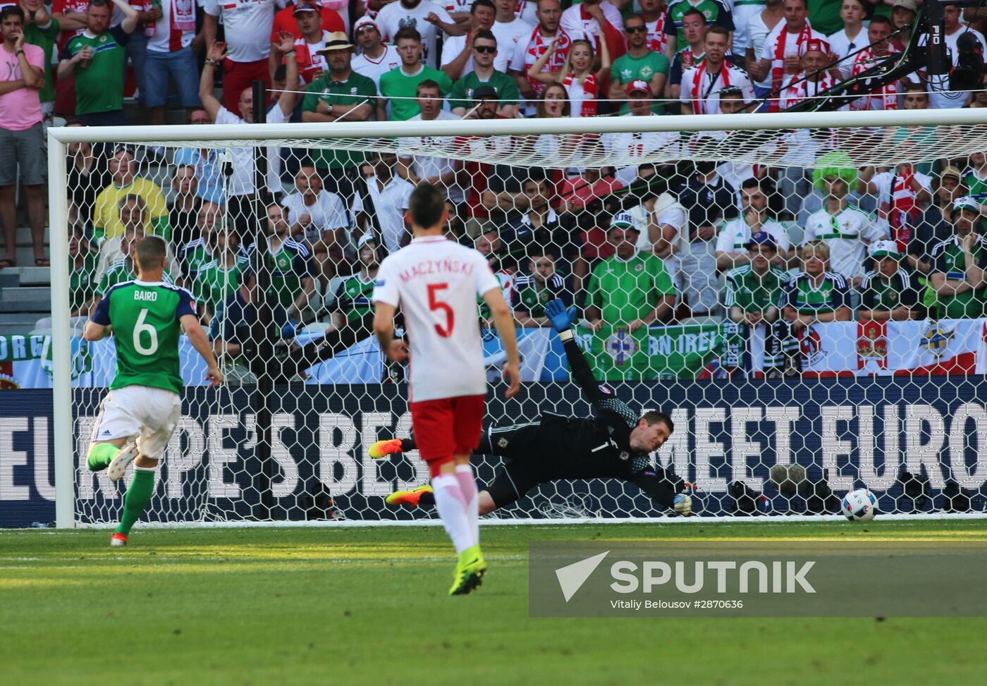 UEFA Euro 2016. Poland vs. Northern Ireland