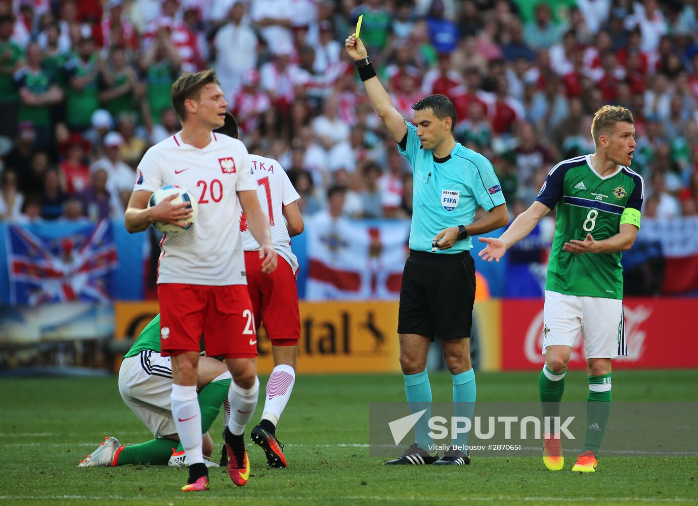 UEFA Euro 2016. Poland vs. Northern Ireland
