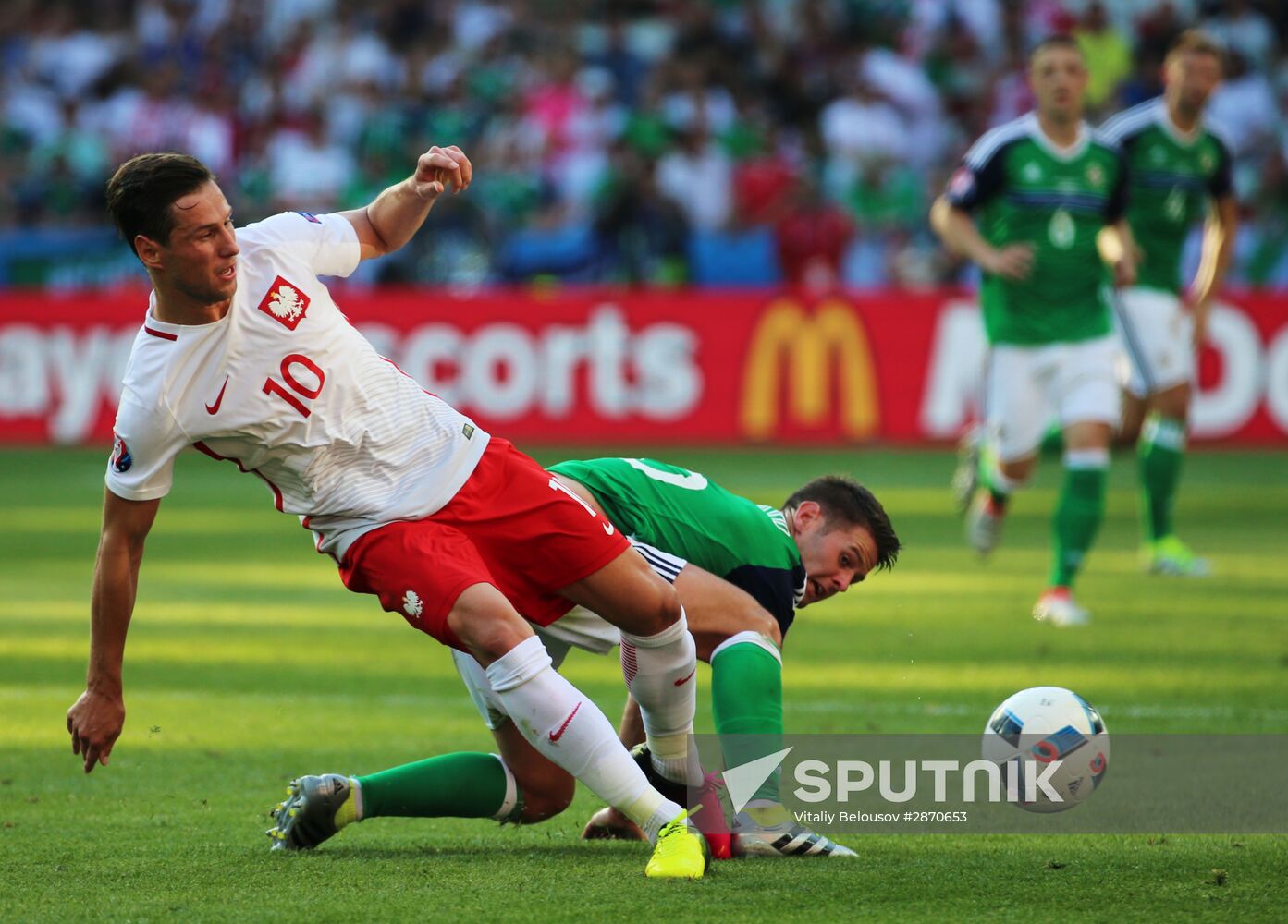 UEFA Euro 2016. Poland vs. Northern Ireland
