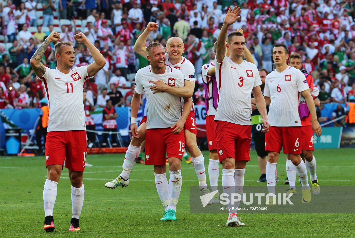 UEFA Euro 2016. Poland vs. Northern Ireland