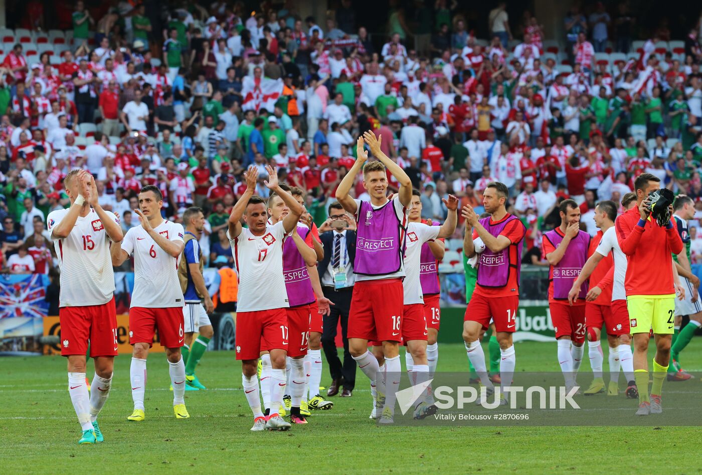UEFA Euro 2016. Poland vs. Northern Ireland