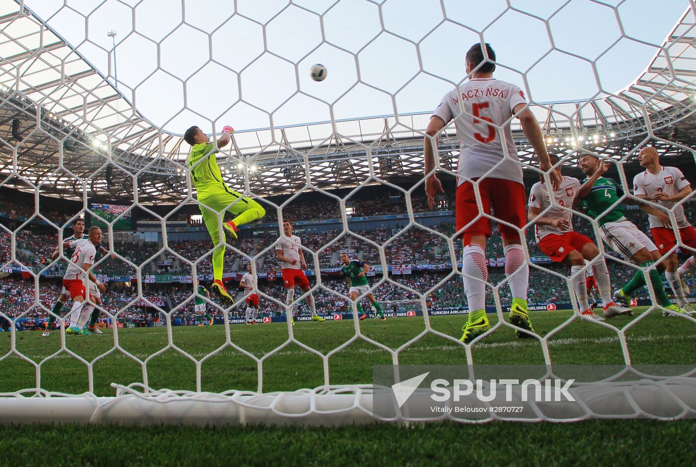 UEFA Euro 2016. Poland vs. Northern Ireland