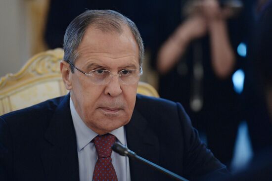 Meeting of Russia's and South Korea's foreign ministers Sergei Lavrov and Yun Byung-se