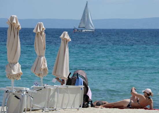 Recreation at Aegean Sea