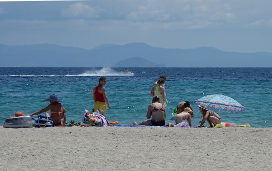Recreation at Aegean Sea