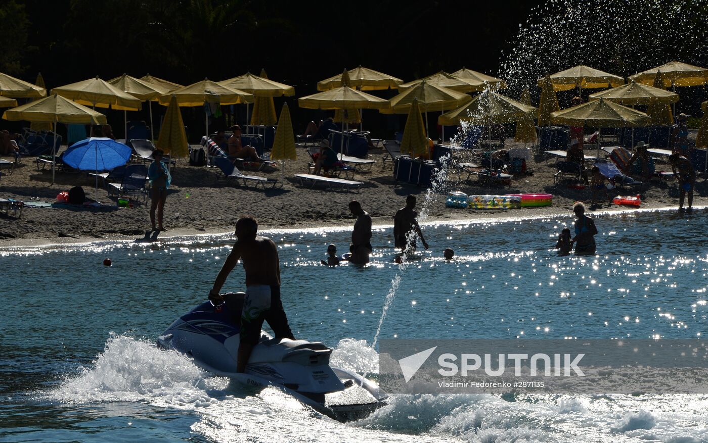 Recreation at Aegean Sea