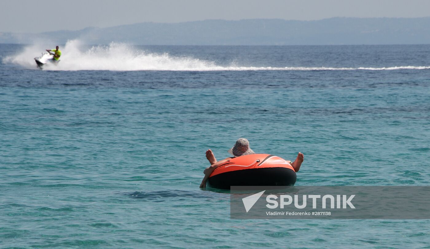 Recreation at Aegean Sea