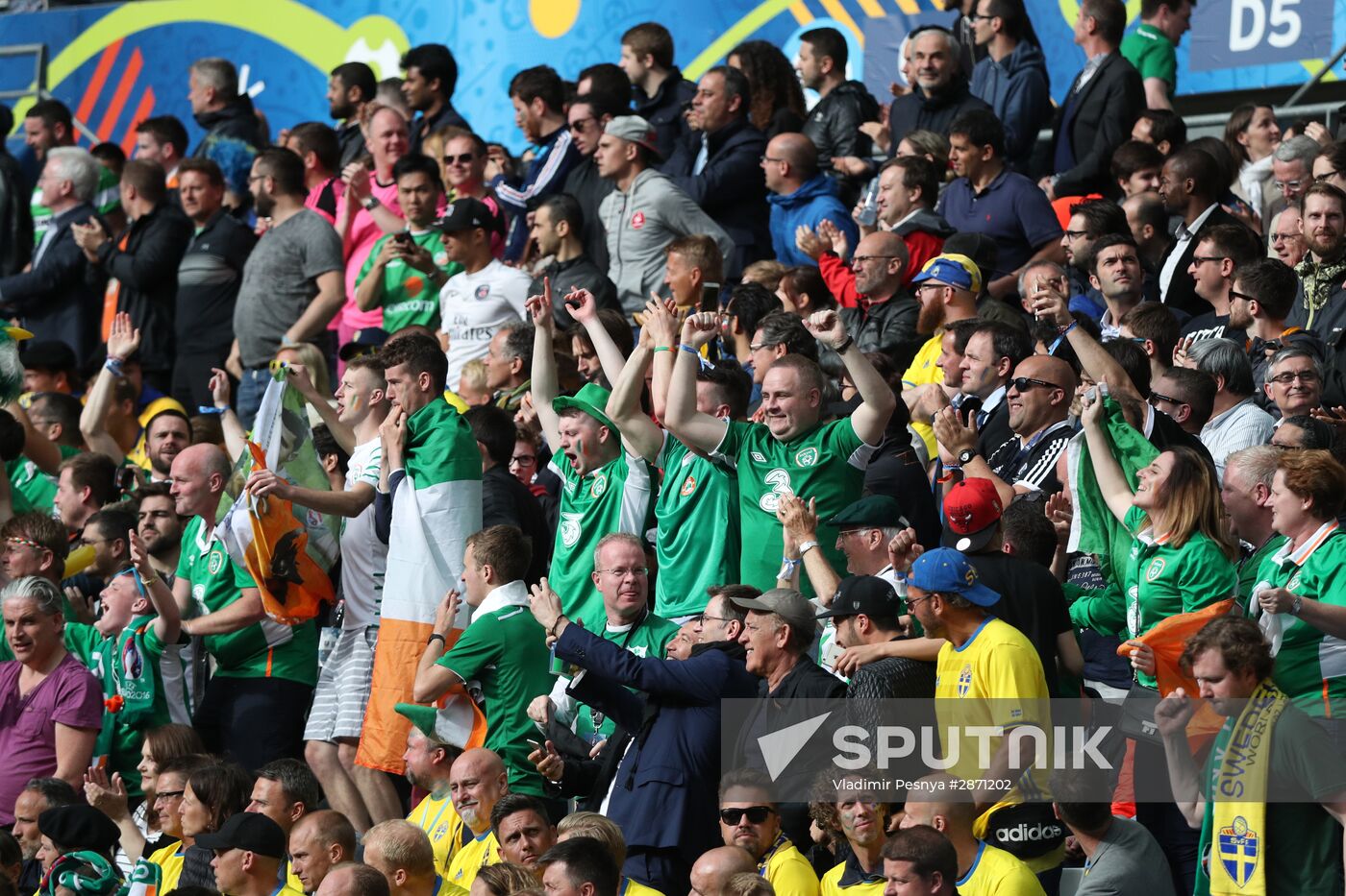 UEFA Euro 2016. Republic of Ireland vs. Sweden