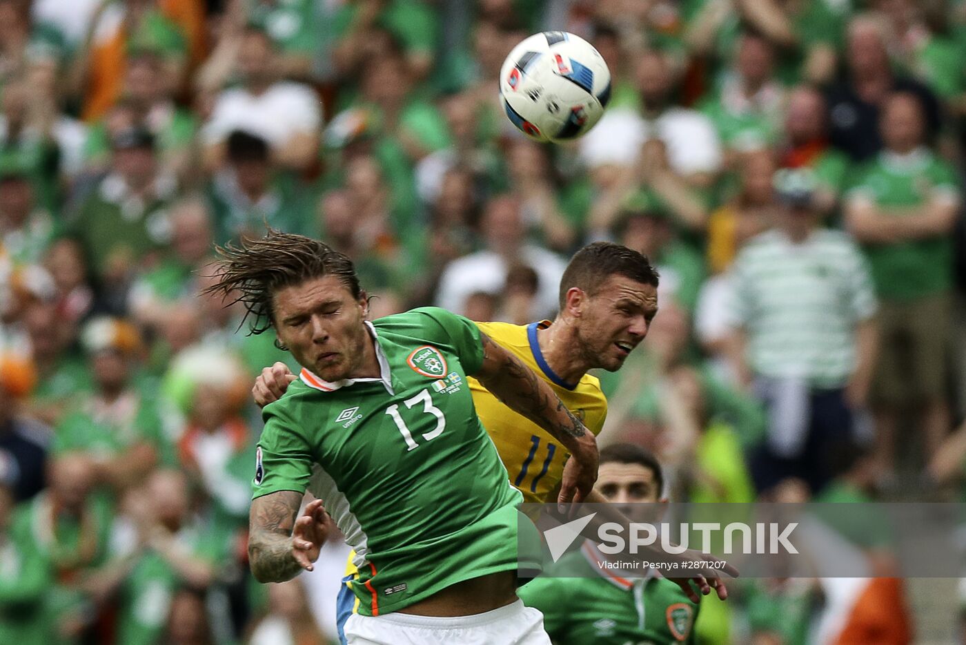 UEFA Euro 2016. Ireland vs. Sweden