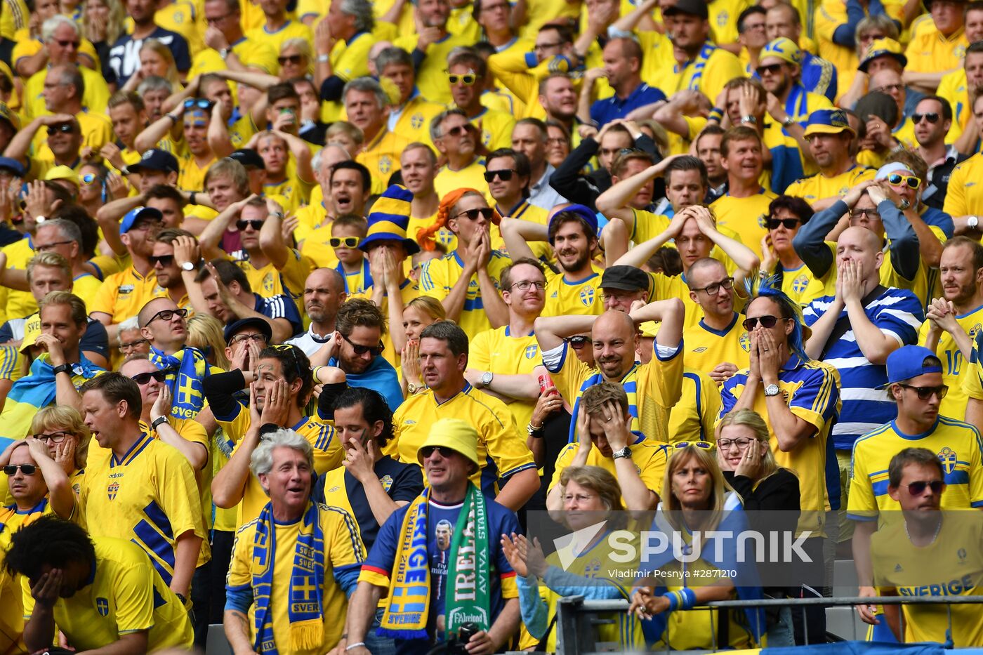 UEFA Euro 2016. Republic of Ireland vs. Sweden