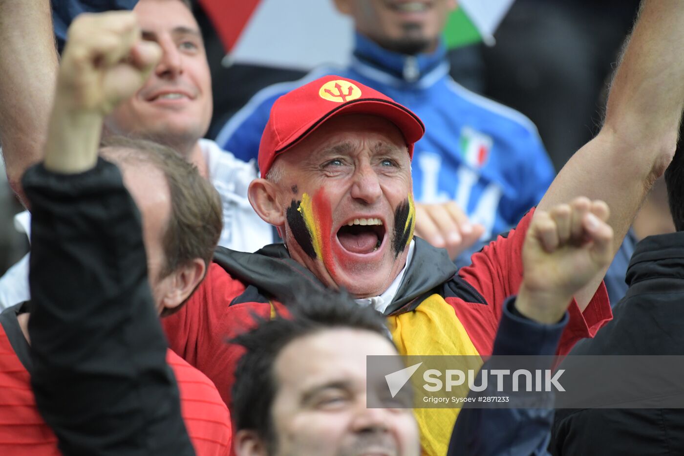 UEFA Euro 2016. Belgium vs. Italy