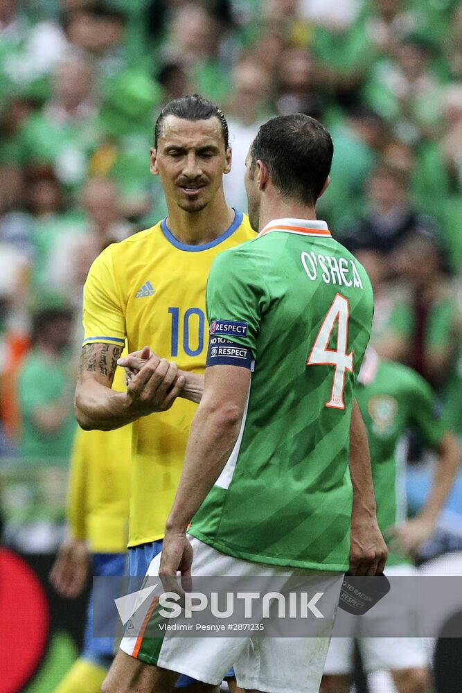 UEFA Euro 2016. Republic of Ireland vs. Sweden