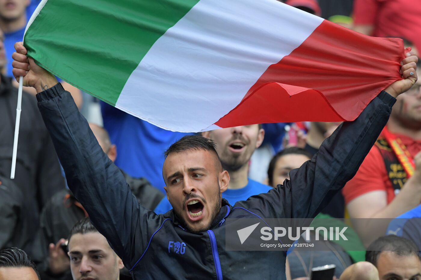 UEFA Euro 2016. Belgium vs. Italy