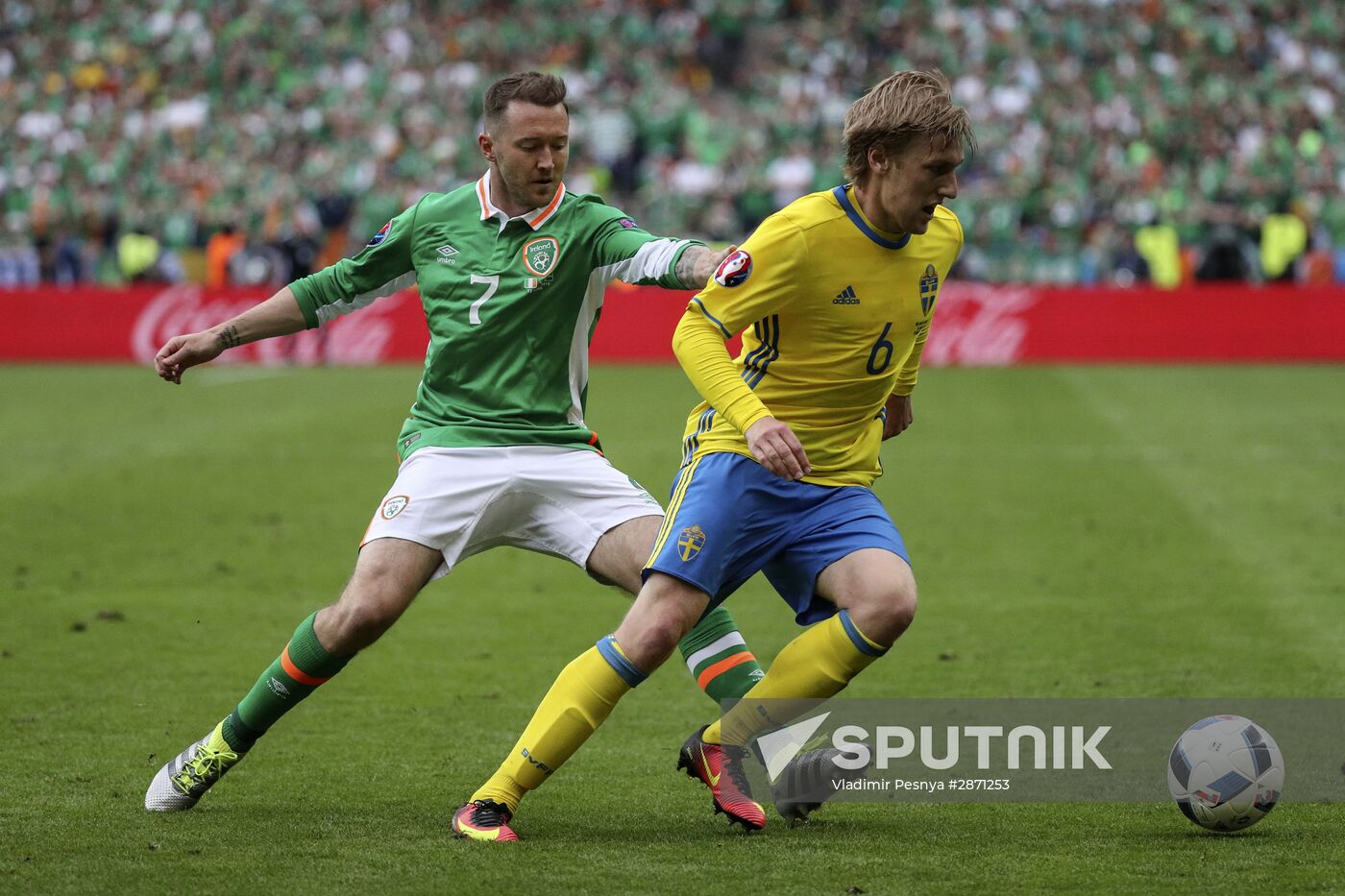 UEFA Euro 2016. Republic of Ireland vs. Sweden