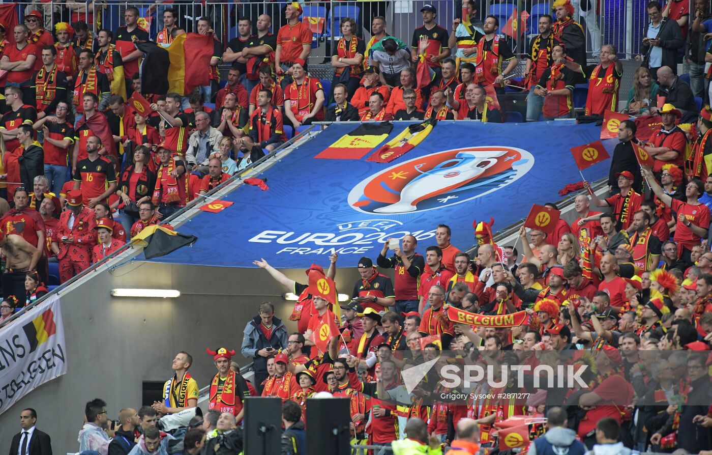 UEFA Euro 2016. Belgium vs. Italy