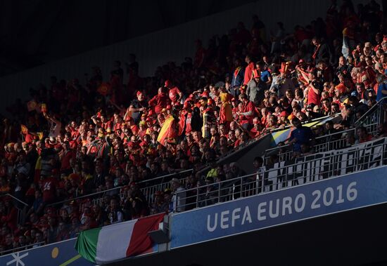 UEFA Euro 2016. Belgium vs. Italy
