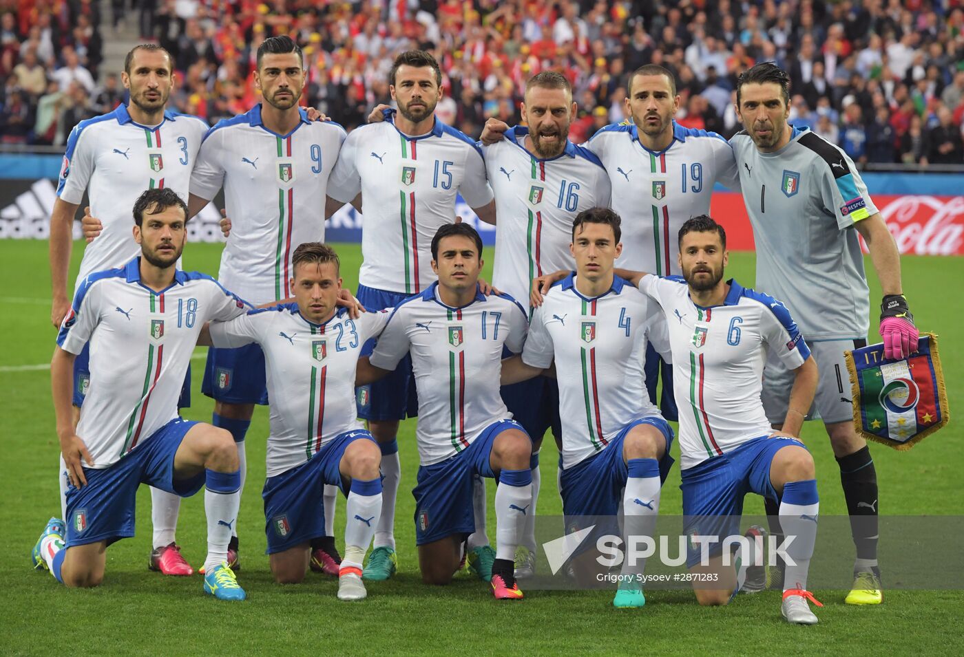 UEFA Euro 2016. Belgium vs. Italy