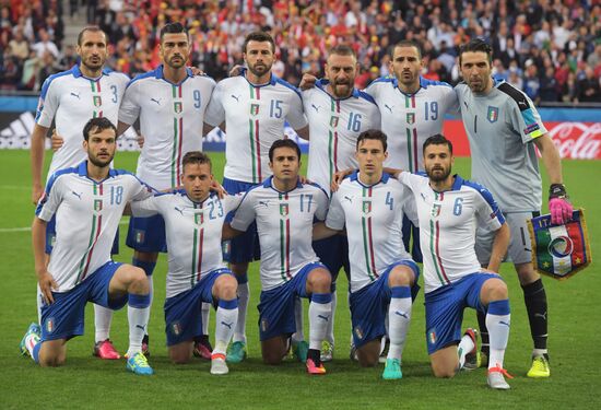 UEFA Euro 2016. Belgium vs. Italy