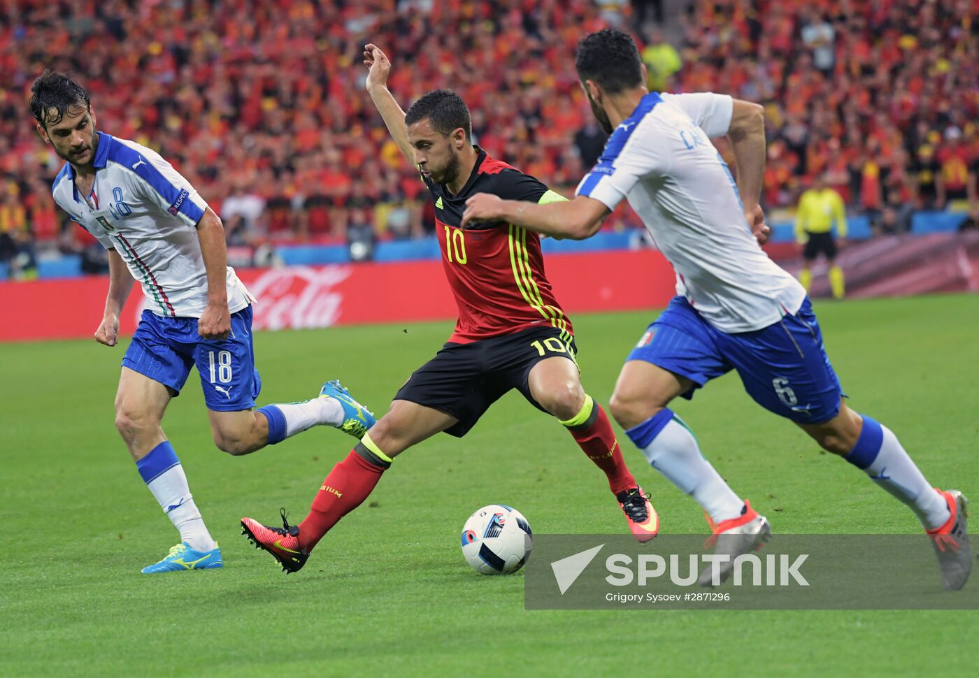UEFA Euro 2016. Belgium vs. Italy