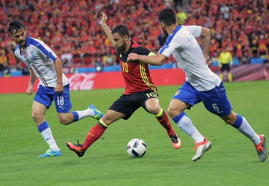 UEFA Euro 2016. Belgium vs. Italy