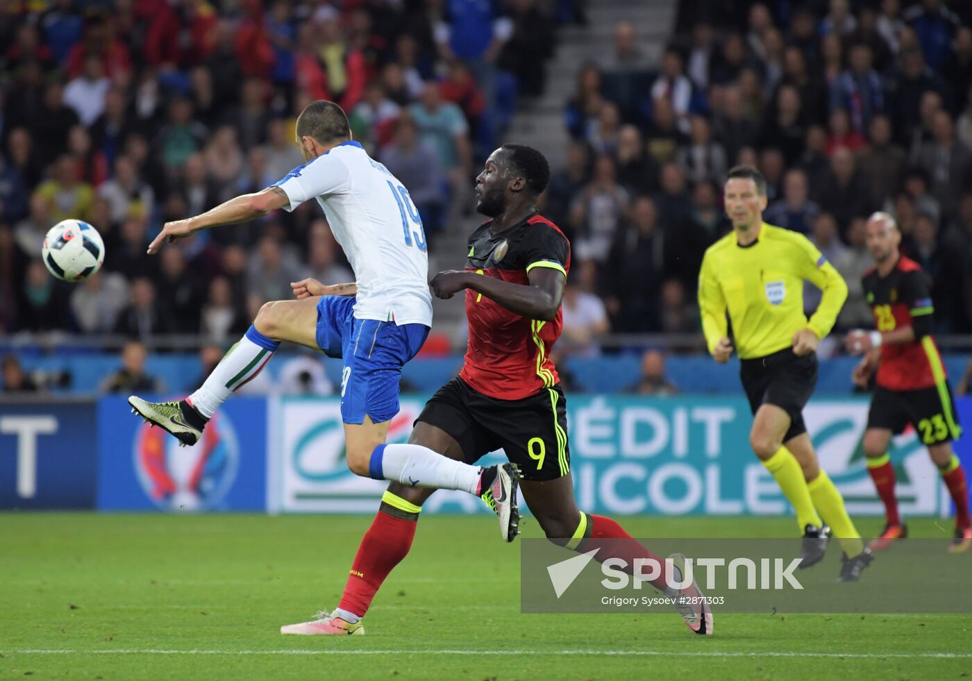 UEFA Euro 2016. Belgium vs. Italy
