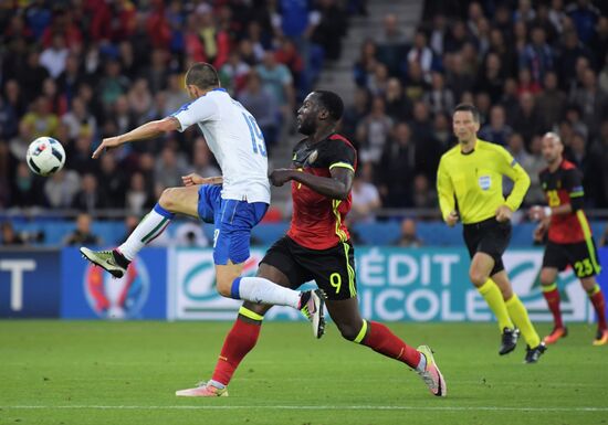 UEFA Euro 2016. Belgium vs. Italy