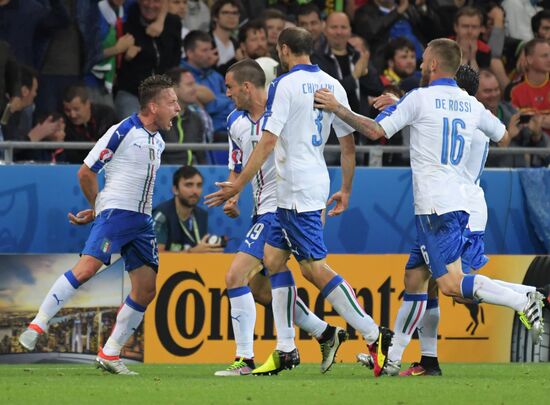 UEFA Euro 2016. Belgium vs. Italy