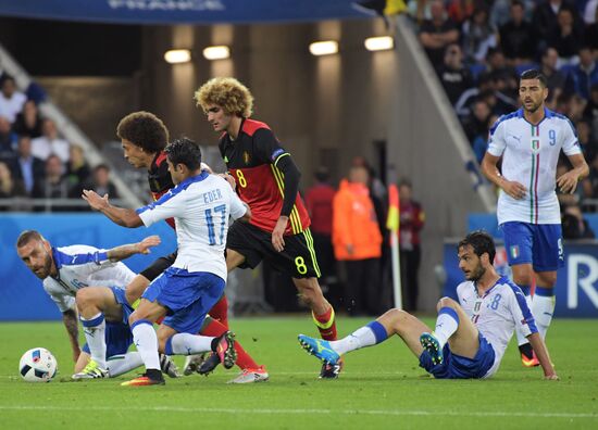 UEFA Euro 2016. Belgium vs. Italy