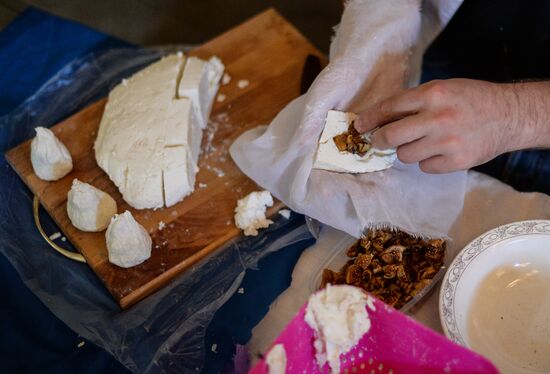 French cheese production at Vladimir Borev's Lipetsk Region farm