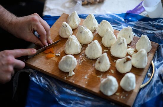 French cheese production at Vladimir Borev's Lipetsk Region farm
