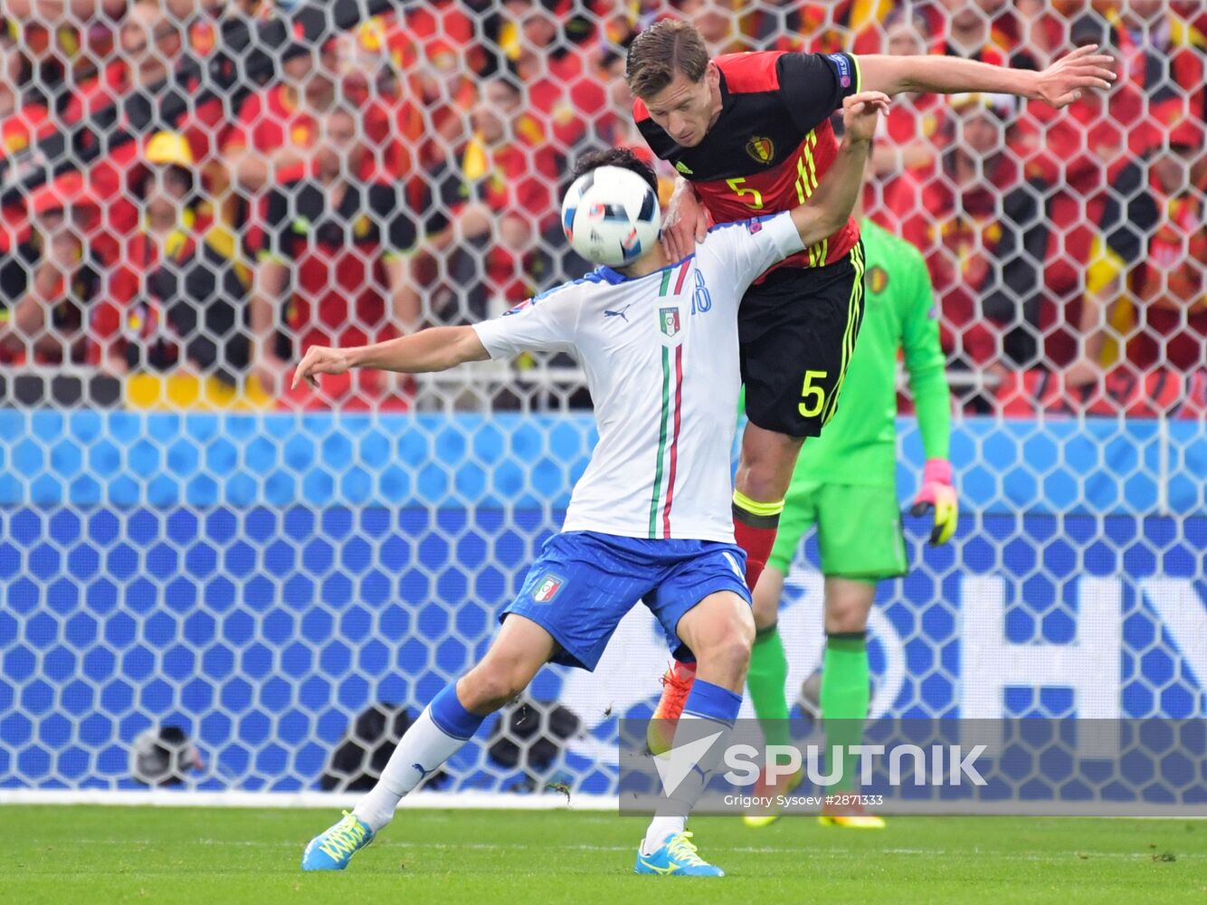 UEFA Euro 2016. Belgium vs. Italy