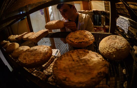 French cheese production at Vladimir Borev's Lipetsk Region farm