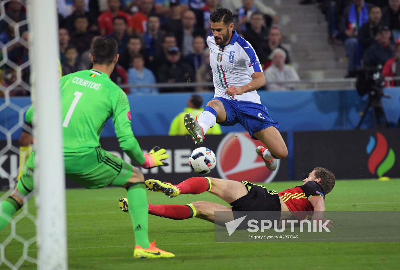 UEFA Euro 2016. Belgium vs. Italy